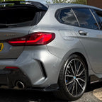 BMW 1 Series F40 Rear Side Splitters (Gloss Black)