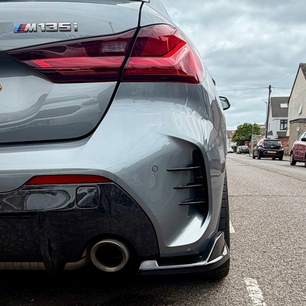BMW 1 Series F40 Rear Bumper Side Vent Canard Fins