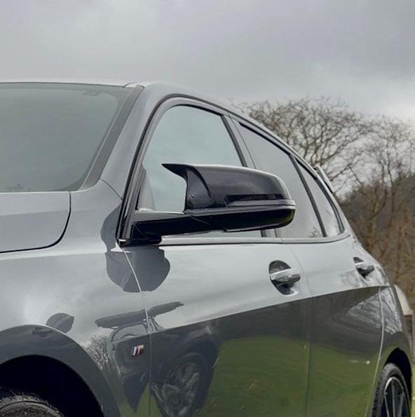 BMW 1 Series F40 M Style Gloss Black Mirror Cover Caps