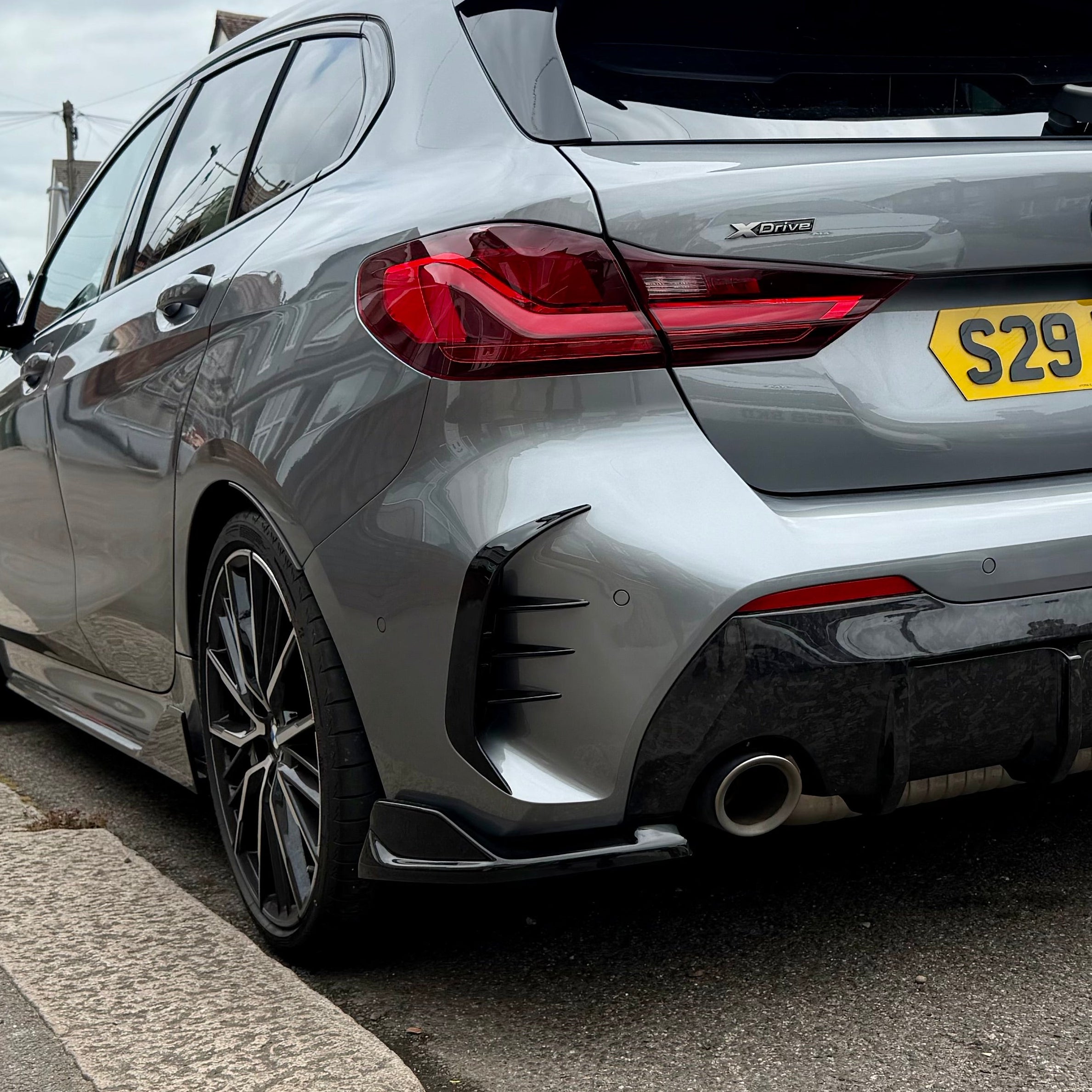 BMW 1 Series F40 Rear Bumper Side Vent Canards