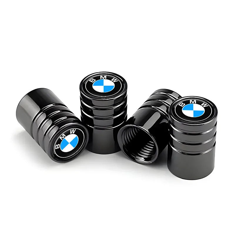 BMW Aluminium Alloy Tyre Valve Stem Caps (Set of 4)