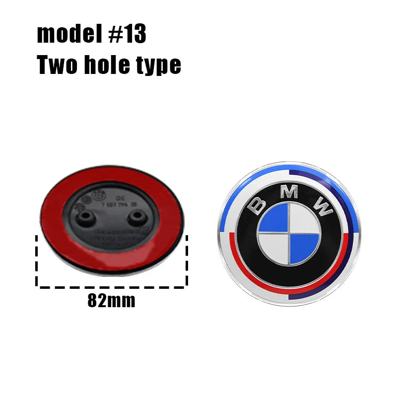 1/2pcs BMW Replacement Front & Rear Bonnet & Boot Emblems
