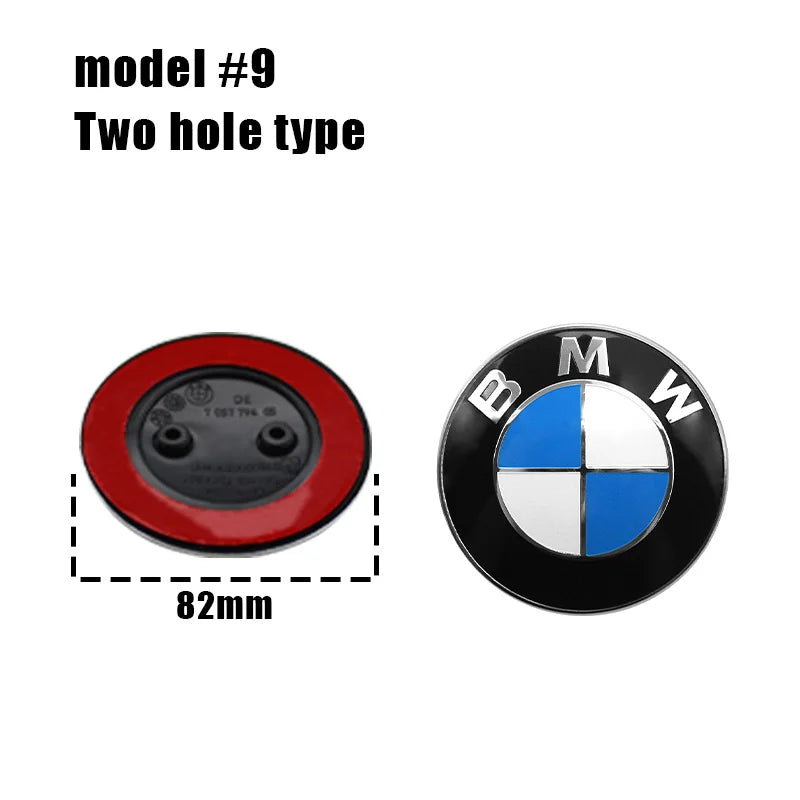 1/2pcs BMW Replacement Front & Rear Bonnet & Boot Emblems