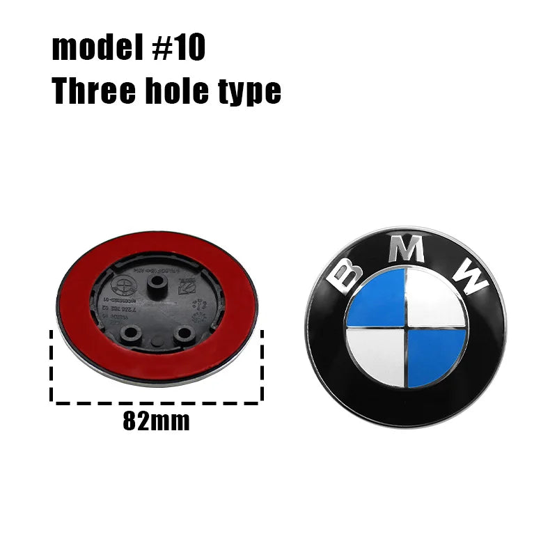1/2pcs BMW Replacement Front & Rear Bonnet & Boot Emblems