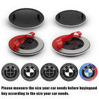 1/2pcs BMW Replacement Front & Rear Bonnet & Boot Emblems