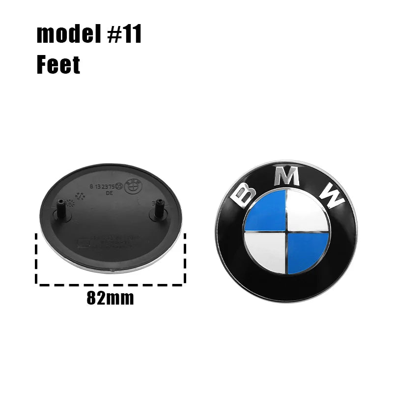 1/2pcs BMW Replacement Front & Rear Bonnet & Boot Emblems