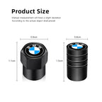 BMW Aluminium Alloy Tyre Valve Stem Caps (Set of 4)
