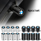 BMW Aluminium Alloy Tyre Valve Stem Caps (Set of 4)